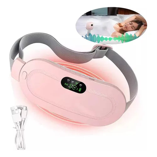 Cinturón para cólicos menstruales con calor y masaje